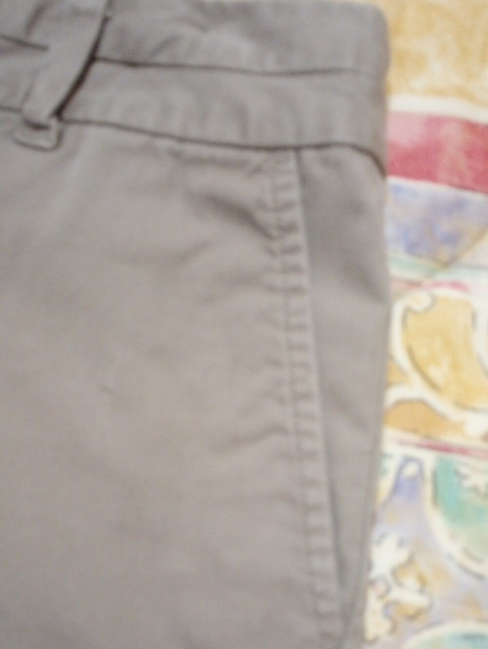 LOFT Women's Deep Tan Chino Shorts - Picture 4 of 5